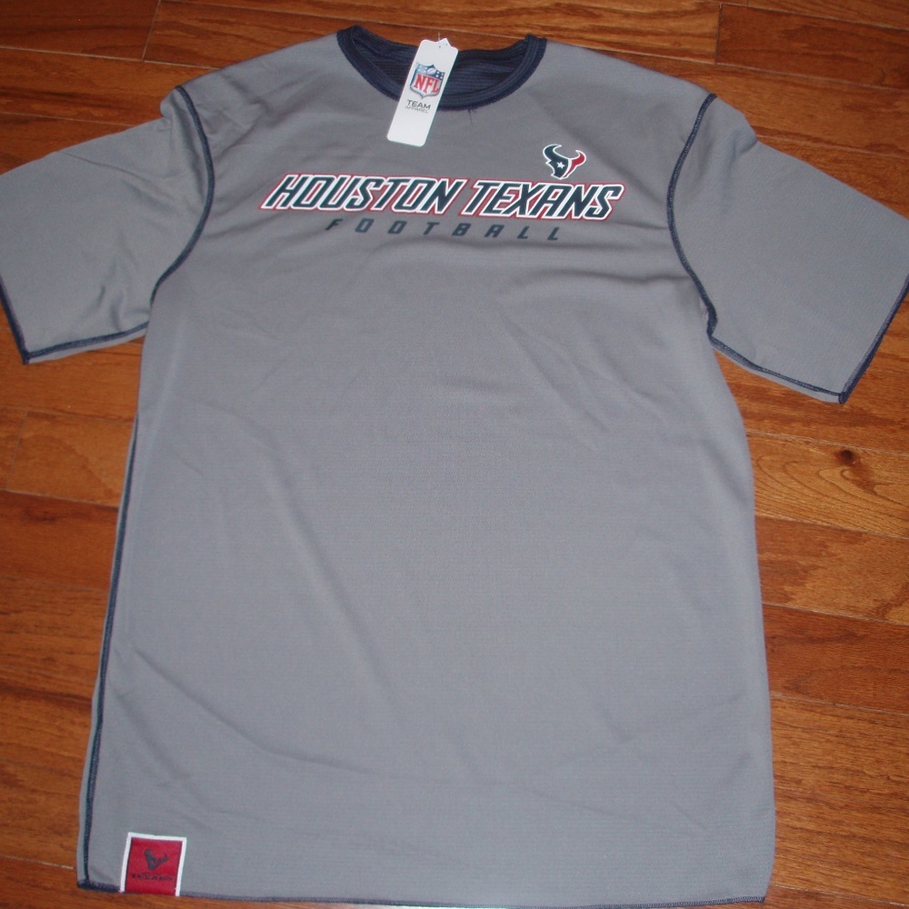 TEXANS NFL TEAM APPAREL REVERSIBLE MENS JERSEY